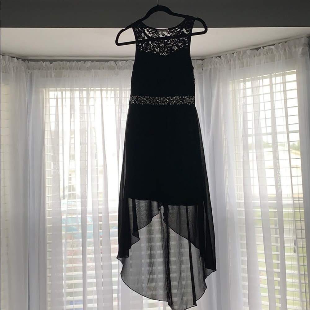 Papaya semi formal dress